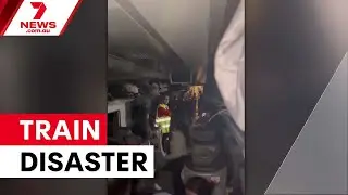 Spain train disaster kills 39 in collision | 7NEWS