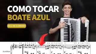 Como tocar Boate Azul no Acordeon | Aula de Acordeon (PDF grátis)