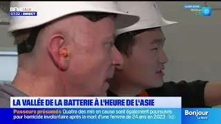 La vall&eacute;e de la batterie &agrave; l'heure de l'Asie.