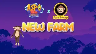 Instructions on farming and staking using ASPO on Apeswap