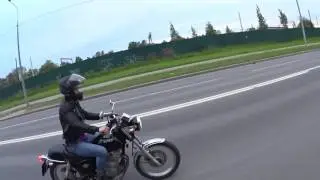 Мотоцикл Suzuki Volty in action. Vol.1