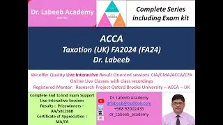 43  ACCA Taxation UK FA24 Chapter 14 Losses for Companies Comprehensive Question Solution in Excel