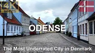 ODENSE, Denmark 🇩🇰 in 4K | 2026 | Walk in the 3rd Largest Danish City