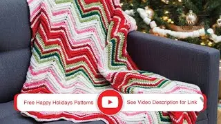 30 Crochet Christmas Themed Blanket Patterns | The Crochet Crowd