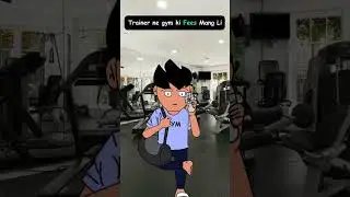 Gym Ki Fees - Jab Trainer Ne Mang Li!#GymLife #FunnyAnimation #DoodleBhai #AnimationReels #GymFees