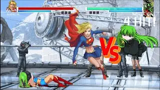 MUGEN SUPER GIRL VS PIZZAL A KUMP