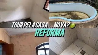 REFORMA NA CASA NOVA! FIZ UM TOUR COMPLETO 🏚️