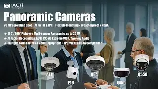 ACTi Panoramic Cameras: High Resolution & Intelligent Analytics for Enhanced Security!