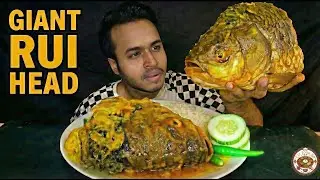 GIANT Fish Head Curry Mukbang! 🐟🌶️ EXTREME Eating Sounds