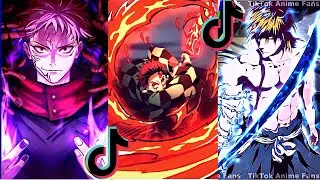Best Anime Action Moments | TikTok Compilation (With Anime & Music) part #10