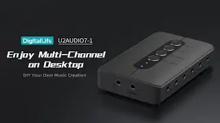 DigitalLife U2AUDIO7-1 7.1 External USB Sound Card - Windows 11