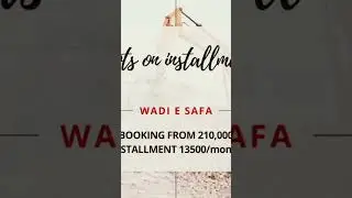 Wadi e Safa plots on installments in Faisalabad #haven #realestate #property