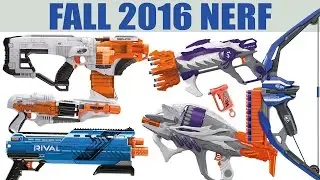 FALL 2016 NERF BLASTERS (Alien Menace, Impact Zone & More)!