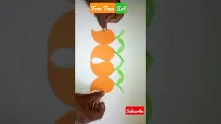 Beautiful mangoes paper cutting craft | #mango #ytshorts #youtubeshorts #shorts