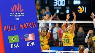 Brazil 🆚 USA - Full Match | Women&rsquo;s Volleyball Nations League 2019