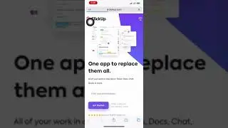ClickUp Tutorial: Turn Online Version into Mobile App