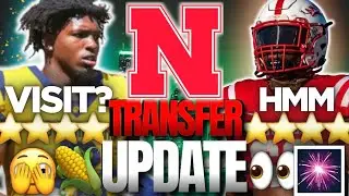 Nebraska's FINAL TRANSFER TARGETS👀& HUGE UPDATE🌽🔥| RB STUDS + OT VISIT | Husker Football Portal News