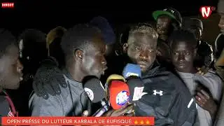🛑DIRECT OPEN PRÉSSE DU LUTTEUR KARBALA DE RUFISQUE 🔥🔥🔥