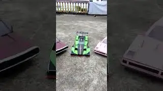 Lamborghini sc63, ferrari F40 lm, dodge charger . #craft #cardboard #lamborghini #shortvideo