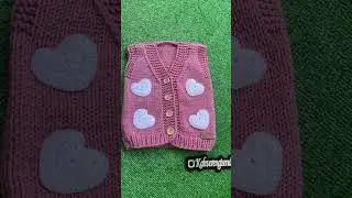 Kalpli yelek #knitting #knittig #crochet #&ouml;rg&uuml; #cardigan #knit #elemegi #handmade #bebek #baby