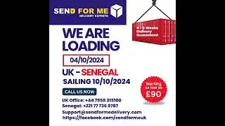 Send For Me Delivery Expert, We Are Loading Container #courier #seafreight #uk to #senegal