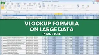 How to use VLOOKUP formula in MS Excel || VLOOKUP in Excel