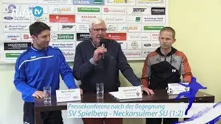 Pressekonferenz nach SV Spielberg vs. Neckarsulmer Sport-Union am 5.5.2019