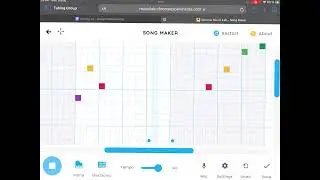 Among us in chrome Music lab