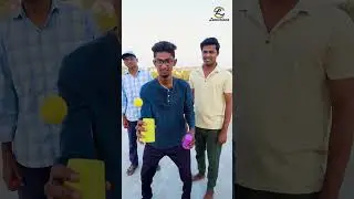 Two Cup vs 1 Ball Challenge 💥 #shorts