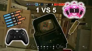 The Best CHAMPION CLUTCHES with A CONTROLLER! -Rainbow Six Siege: Console (Xbox) CHAMPION Ranked