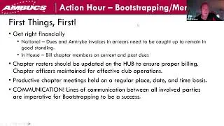 AMBUCS Action Hour - **NEW** Bootstrapping Program