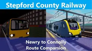 [4K60fps] (Roblox) SCR 1.8.1/1.9.1 (Waterline) (Route Comparsion) (Newry to Connolly)