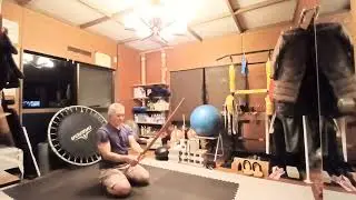 正座木刀素振り　Seiza wooden sword practice
