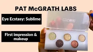 PAT MCGRATH Eye Ecstasy: sublime eyeshadow palette - - swatches, review, makeup.