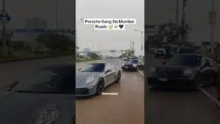 Porsche 911's In Mumbai 🤯😍 #automobile #viral #trending #shorts #shortvideo #short #porsche #mumbai
