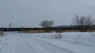 Электровоз 3ЭС5К-??? с нечётным грузовым поездом