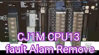 Omron Sysmac Plc cj1m cpu13 fault Alam Find out & Fault remove