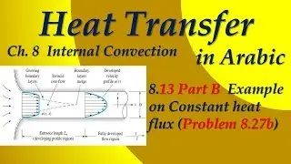 8.13 Part B  Example on Constant heat flux Problem 8 27 B