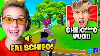MIO FIGLIO INSULTA e SFIDA il MIO TEAM su Fortnite! *DIVERTENTE*