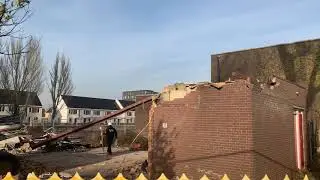 Sloop voormalige locatie buurtvereniging Heijplaat