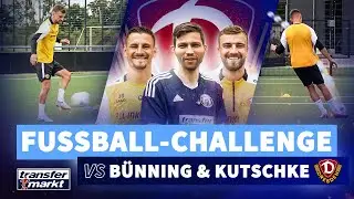 FUSSBALL CHALLENGE GEGEN KUTSCHKE & B&Uuml;NNING ⚽️ | Beat the Pro