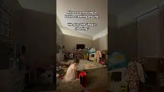 &ldquo;Magic cleanup&rdquo; makes them excited to clean up! #viral #funny #children #viralvideos #shorts #short
