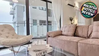 [Beachfront Seaview w Projector] 6-8 Pax, 3 Rooms. | Johor Bahru, Malaysia | Hotel Review 🛏️