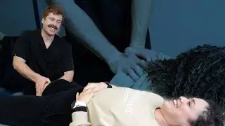 RELIEVING KNEE PAIN WITH SOFT TISSUE THERAPY?!  -  Dr. Warren Treats Stephanie&rsquo;s Knee