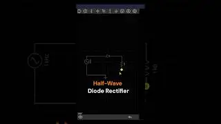 Half-Wave Rectifier Circuit: Live Demonstration and Waveform Analysis #halfwaverectifier #short
