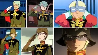 Char meets Challia Bull & Simus (Gundam 1979 VS GQuuuuuuX Comparison)[ガンダム ジークアクス シャア シャリアブル シムス 比較]