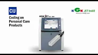 KGK Jet Coding on personal care products