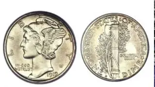 10 cent mercury dime old us coin silver coins-rare coins-valuable coins