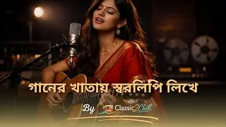 Ganeri Khatay Shorolipi Likhe | গানের খাতায় স্বরলিপি লিখে | Bangla Classic Chill