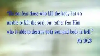23rd Commandment of Christ Jesus: FEAR GOD, NOT MAN